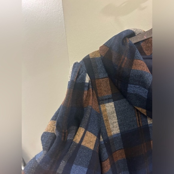 Jessica Howard Sweater Dress Short Sleeve Petite Large Plaid Turtleneck Academia - Picture 8 of 11